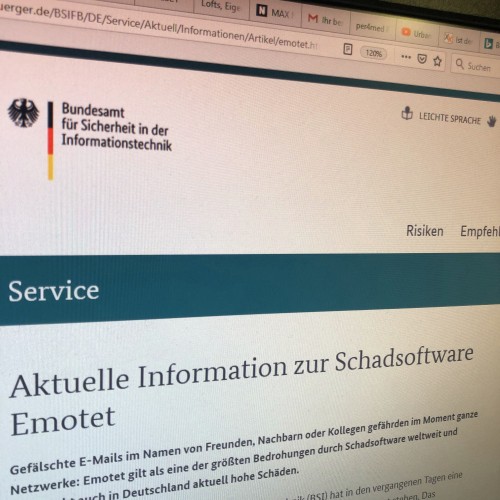 BSI warnt vor EMOTET